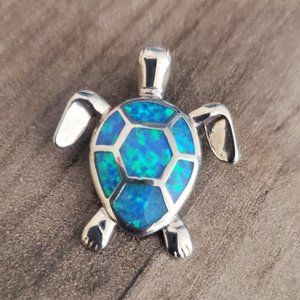 .925 Turtle Necklace Pendent